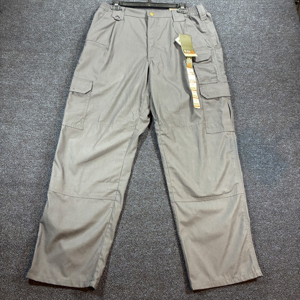5.11 Tactical Taclite Pro Cargo Pants Mens 34x30 Relaxed Fit Gray 74273-018